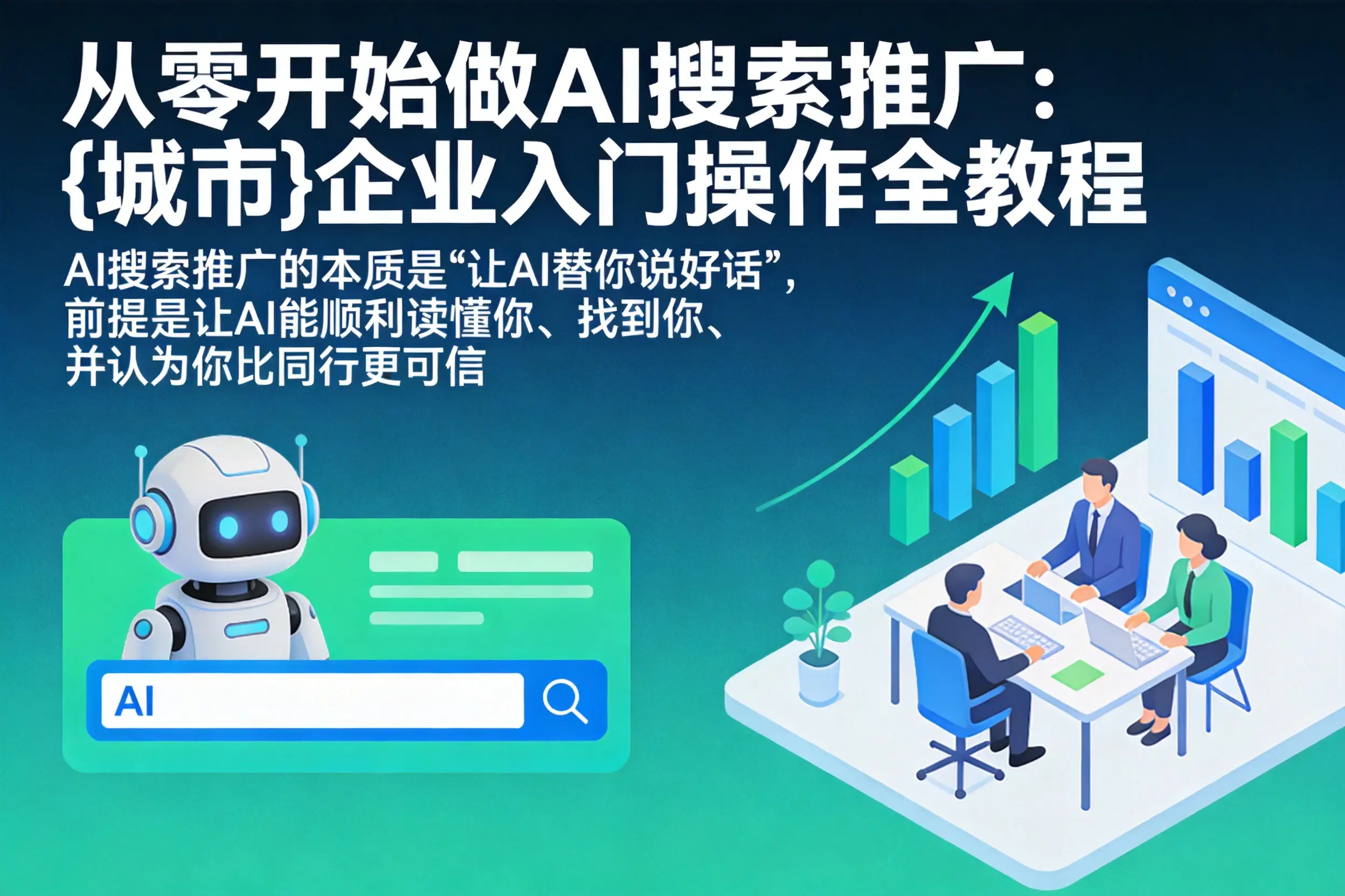 从零开始做AI搜索推广：朔州企业入门操作全教程
