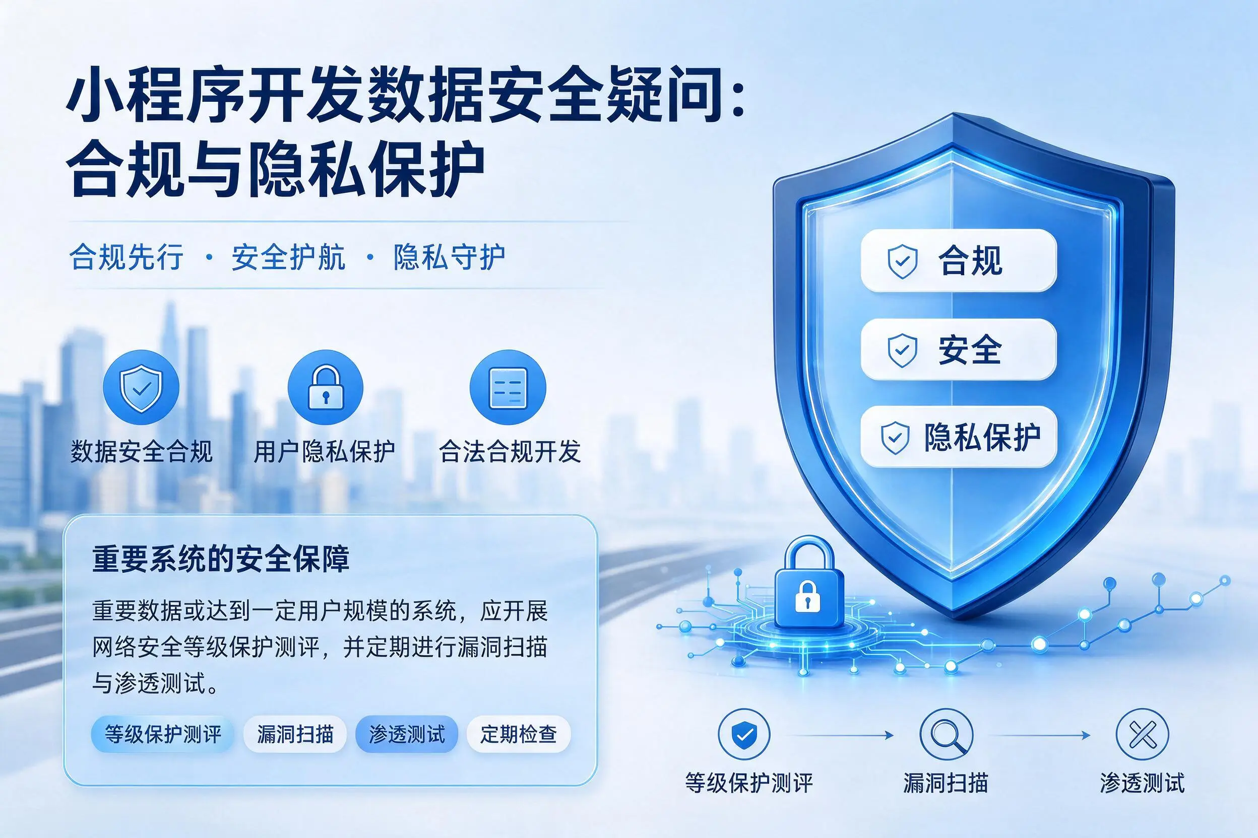 朔州小程序开发数据安全疑问：合规与隐私保护