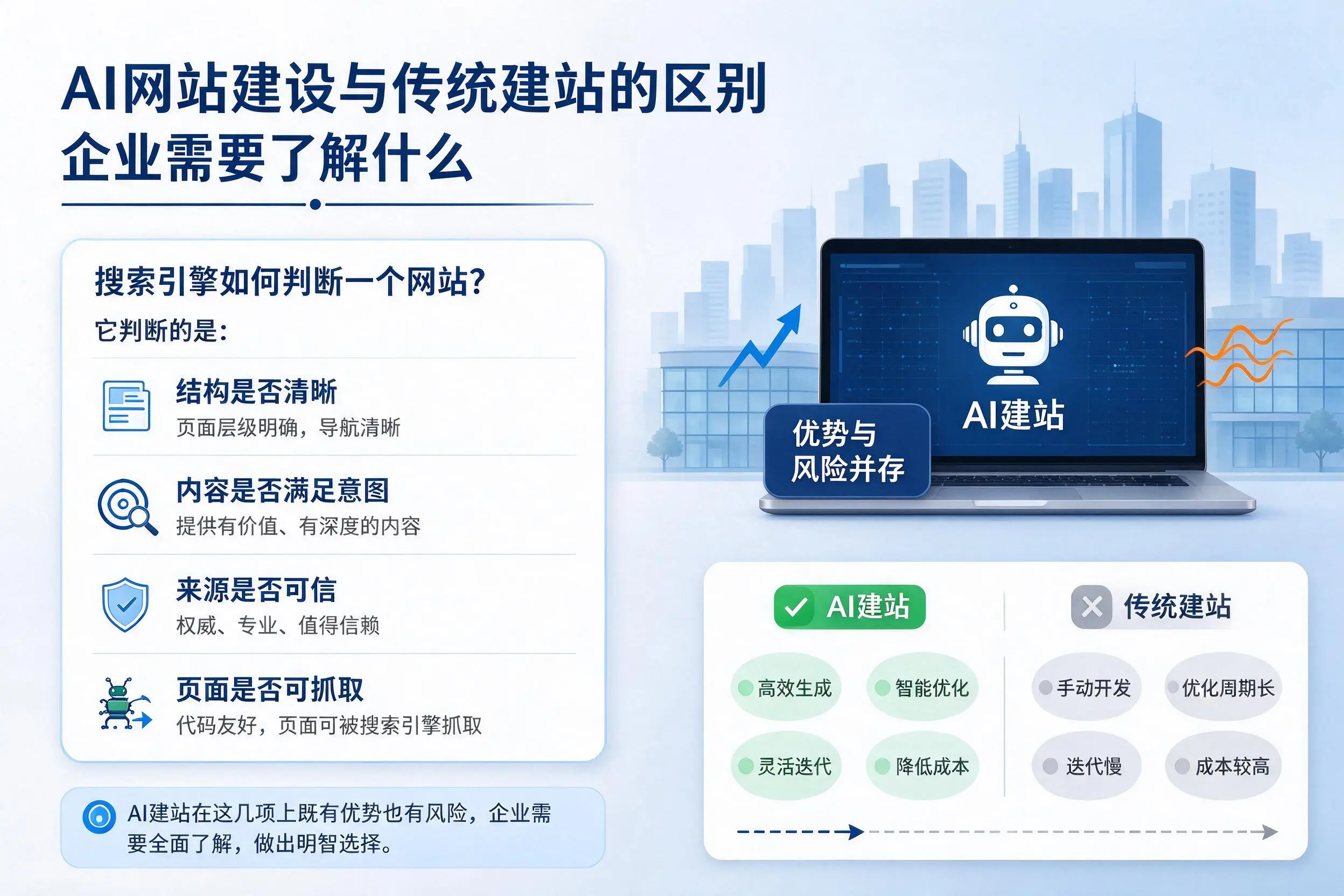 AI网站建设与传统建站的区别,朔州企业需要了解什么