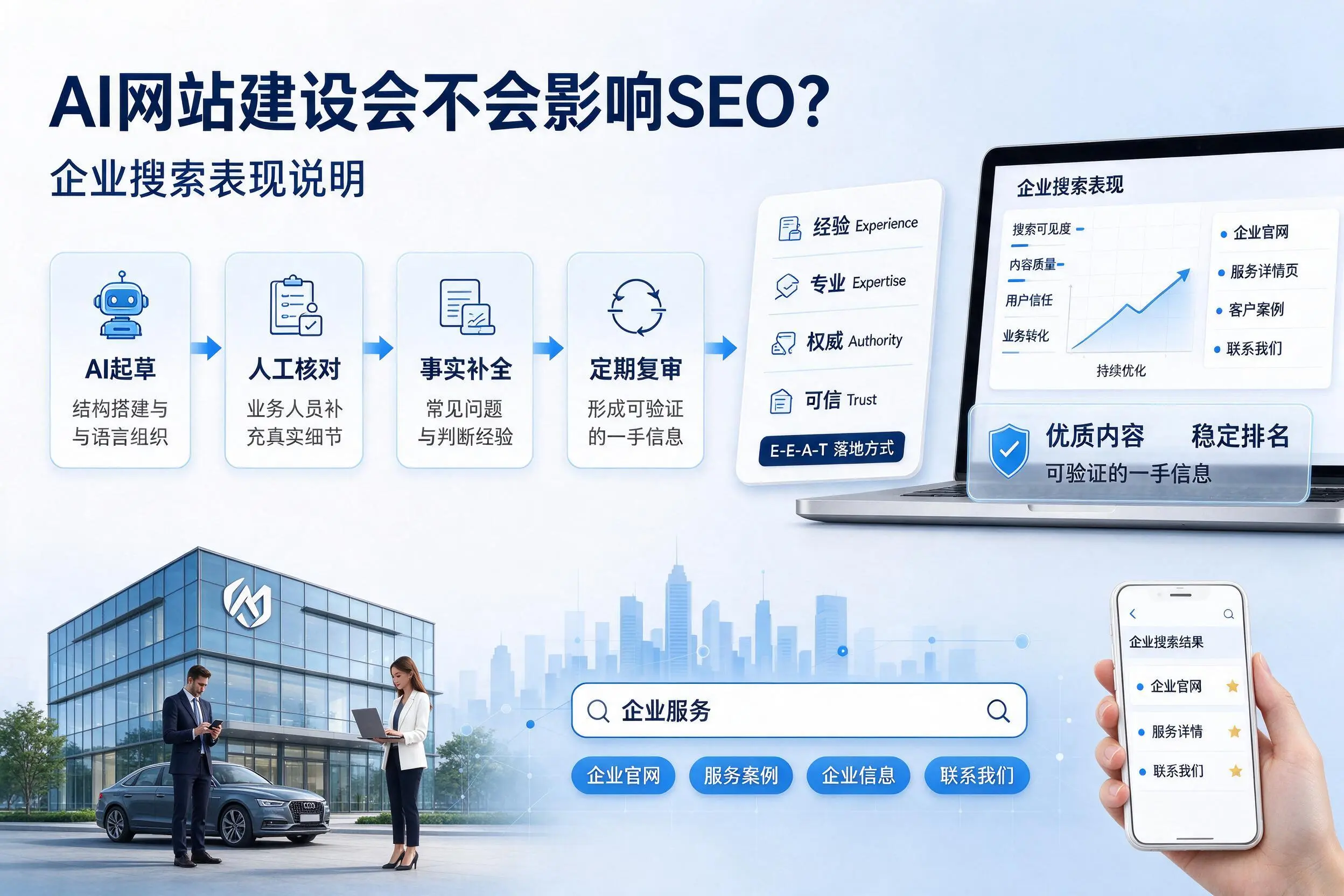 AI网站建设会不会影响SEO？朔州企业搜索表现说明