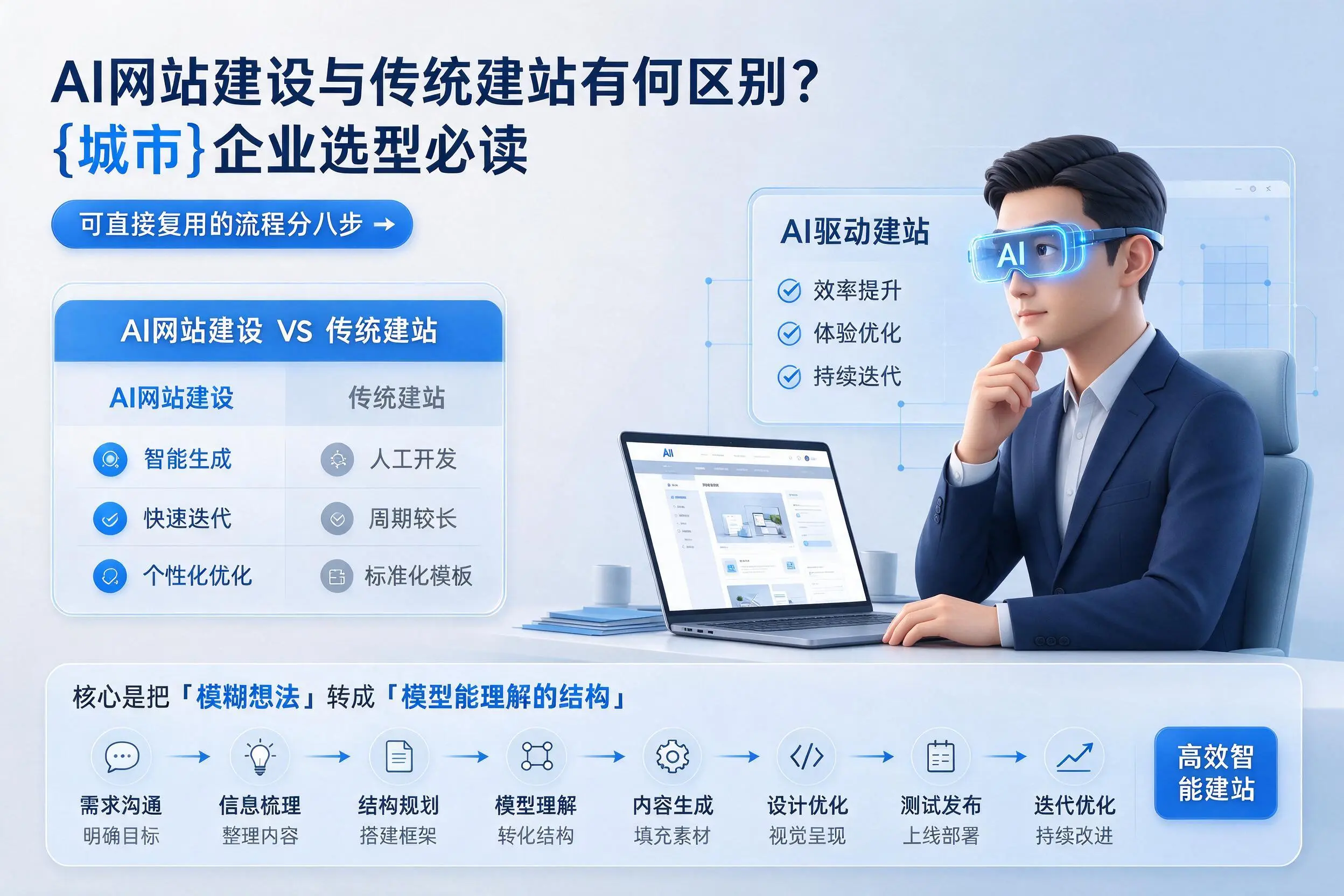 AI网站建设与传统建站有何区别？朔州企业选型必读