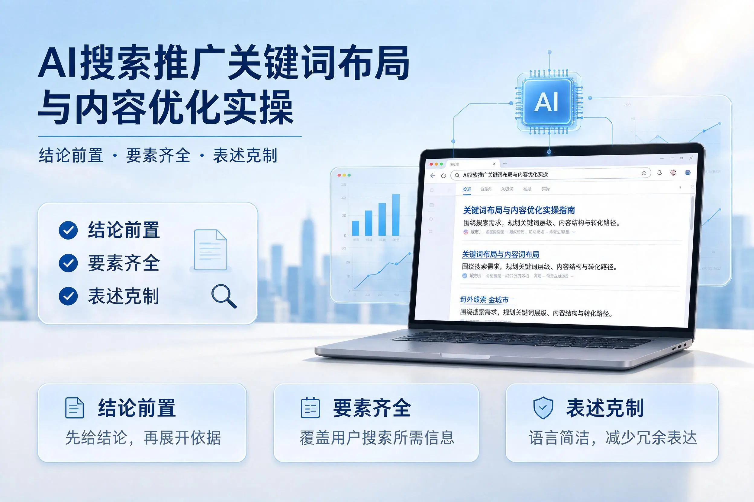 朔州AI搜索推广关键词布局与内容优化实操
